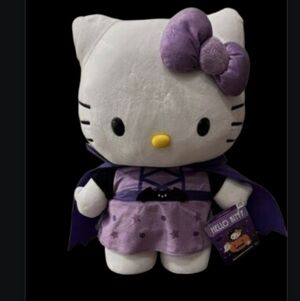 Hello Kitty Plush in Purple Dress